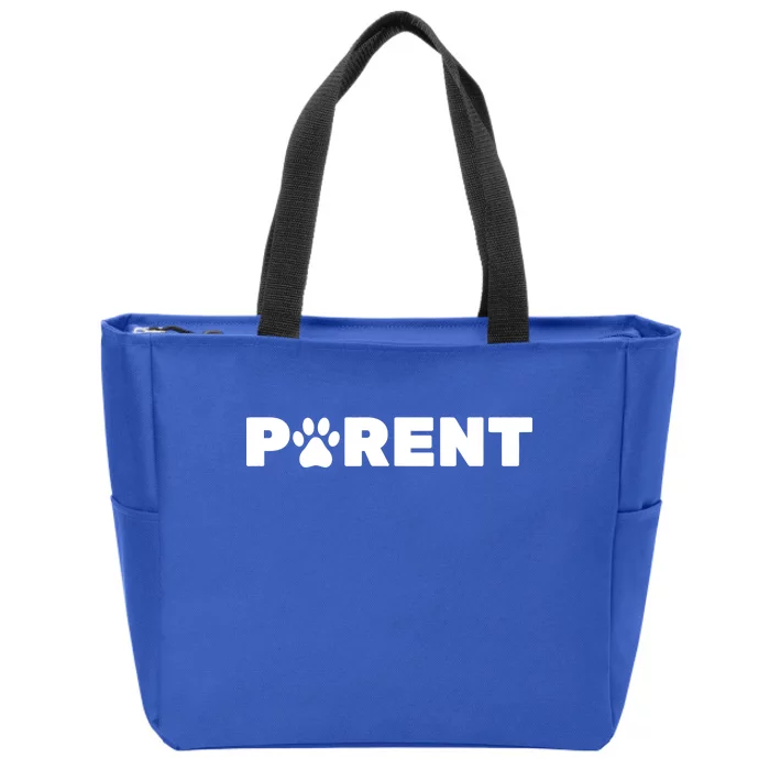 Dog Parent Pet Zip Tote Bag