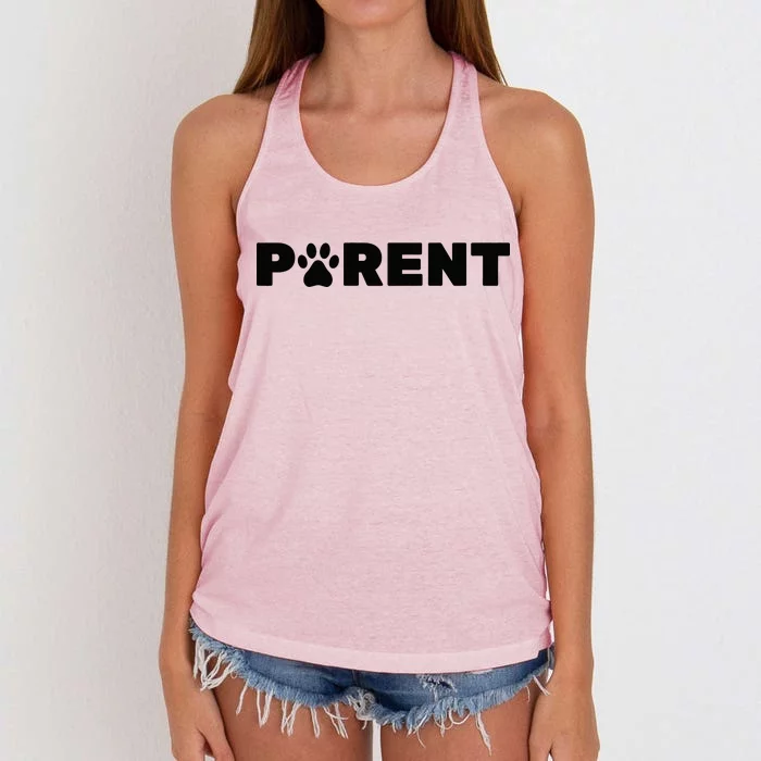 Dog Parent Pet Women's Knotted Racerback Tank