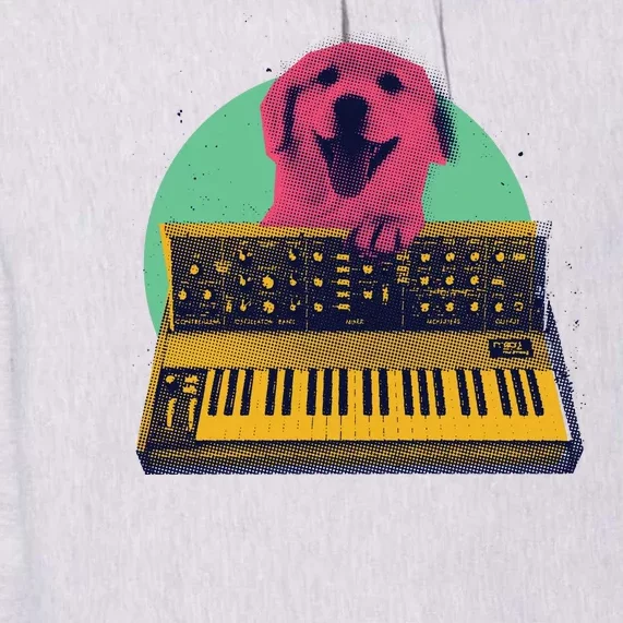 Dog Playing Piano Premium Hoodie