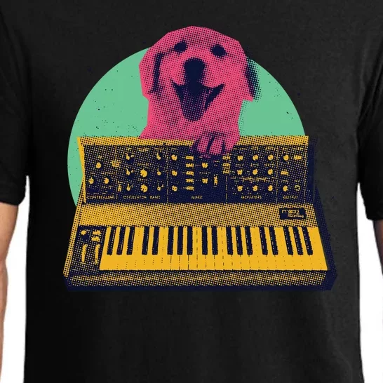 Dog Playing Piano Pajama Set