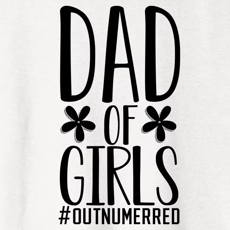 Dad Of Girls Funny Dad Girls Gift Women's Crop Top Tee