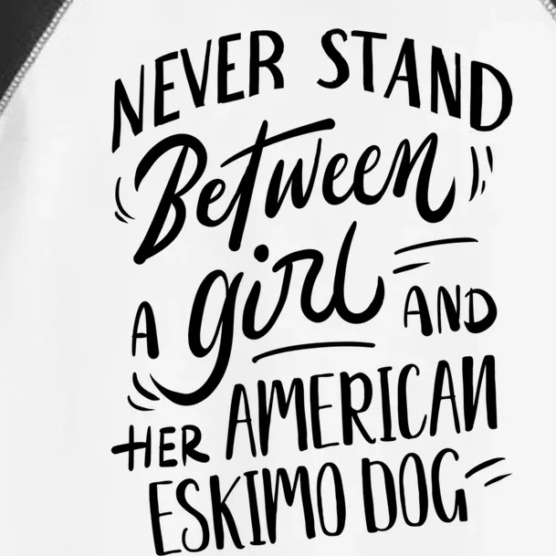 Dog Owner Gift A And Her American Eskimo Dog Great Gift Toddler Fine Jersey T-Shirt