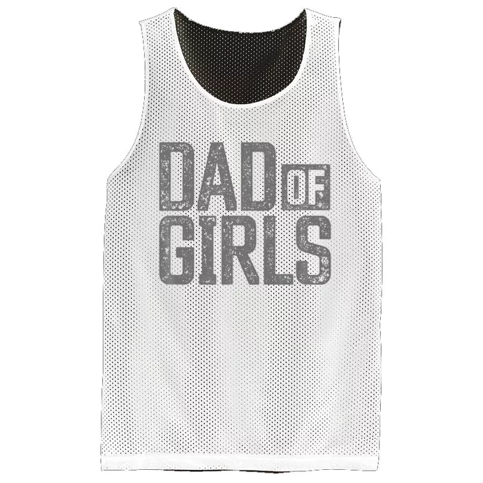 Dad Of Girl Shirts For Man Proud Father Of Girl Vintage Dad Mesh Reversible Basketball Jersey Tank