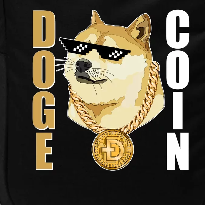 Doge Coin Gansta Thug Dogecoin Crypto Currency Impact Tech Backpack