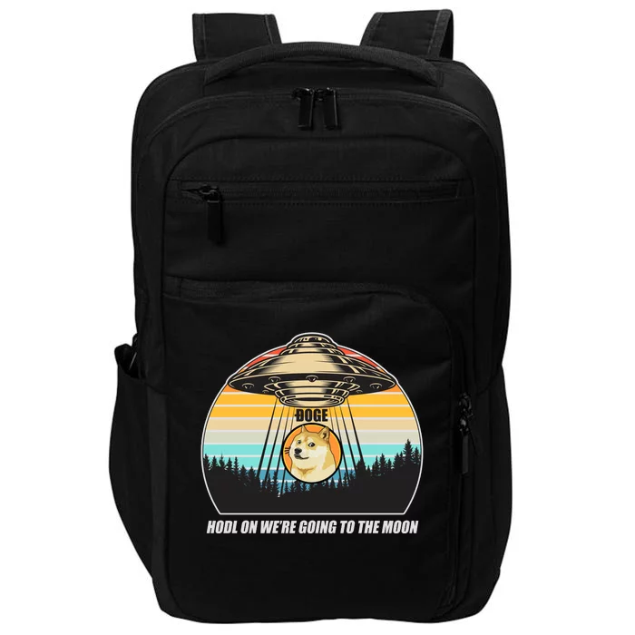 Doge Coin UFO Doge Crypto Currency To The Moon Impact Tech Backpack