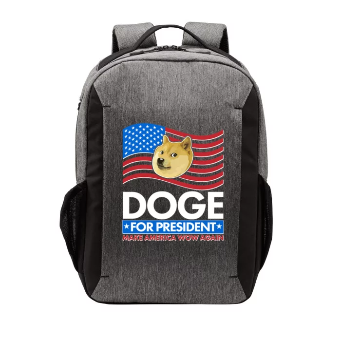 DOGE For President Make America Wow Again Vector Backpack