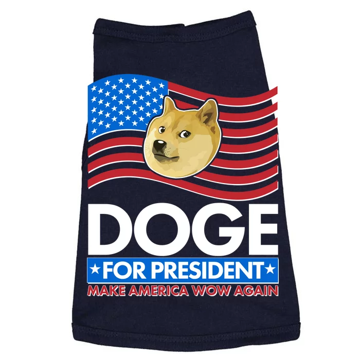 DOGE For President Make America Wow Again Doggie Tank