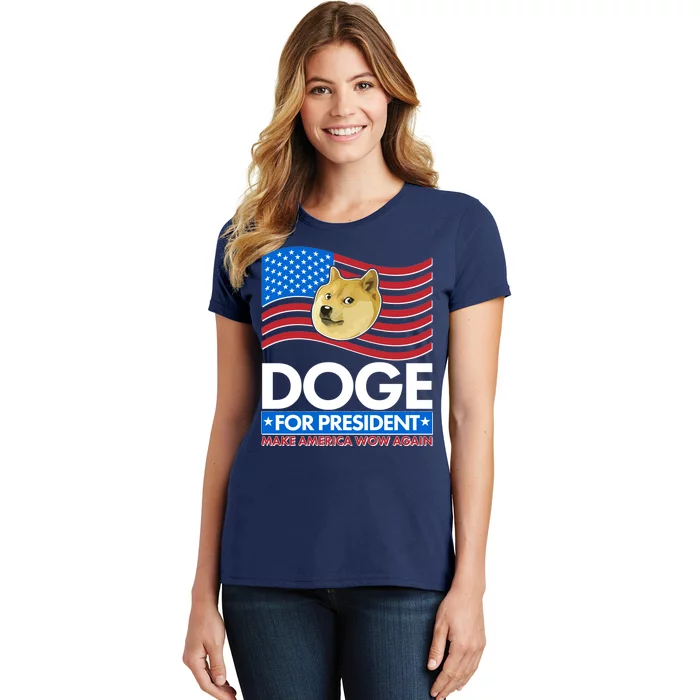 DOGE For President Make America Wow Again Women's T-Shirt