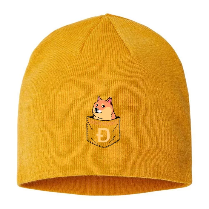 Doge In The House Pocket 8 1/2in Sustainable Knit Beanie