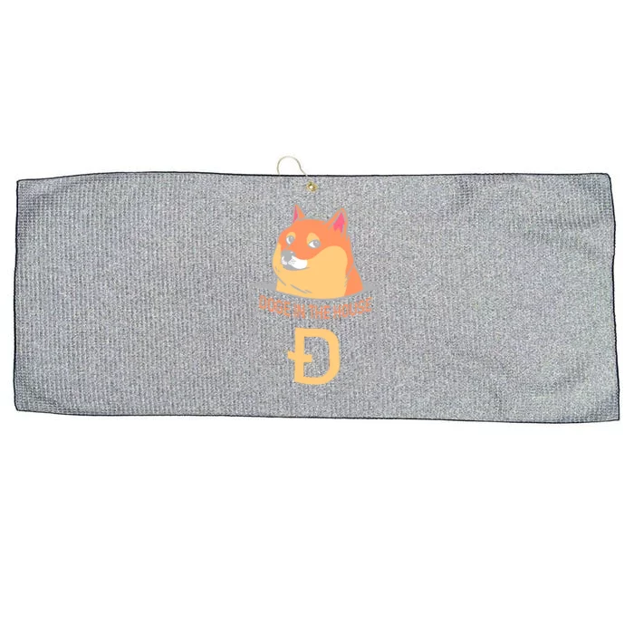 Doge In The House Pocket Large Microfiber Waffle Golf Towel