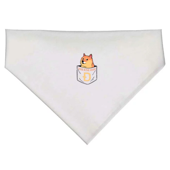 Doge In The House Pocket USA-Made Doggie Bandana