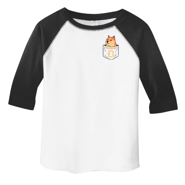 Doge In The House Pocket Toddler Fine Jersey T-Shirt