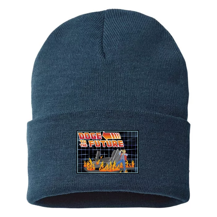 Doge To The Future Sustainable Knit Beanie