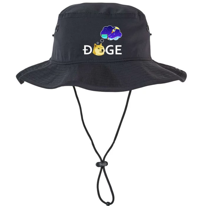 Doge To The Moon Crypto Currency Dogecoin Legacy Cool Fit Booney Bucket Hat