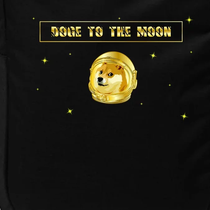 Doge To The Moon Dogecoin Crypto Currency Impact Tech Backpack