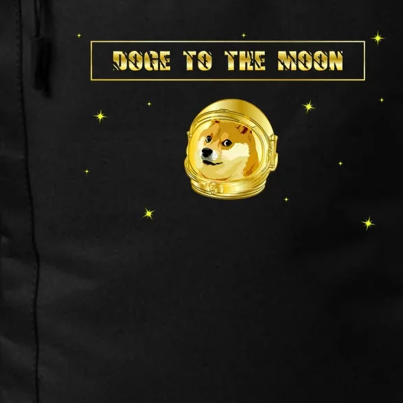 Doge To The Moon Dogecoin Crypto Currency Daily Commute Backpack