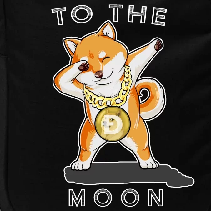 Dogecoin Dab To The Moon Impact Tech Backpack