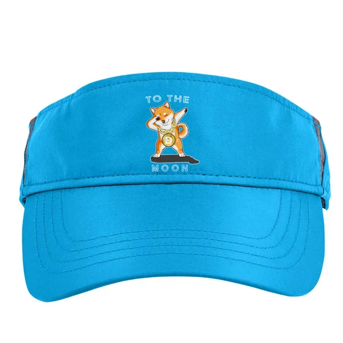 Dogecoin Dab To The Moon Adult Drive Performance Visor