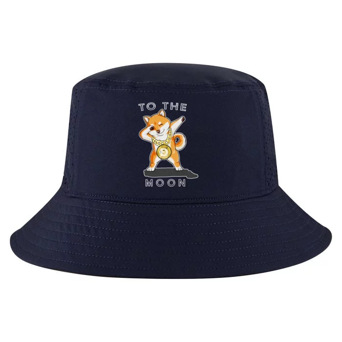 Dogecoin Dab To The Moon Cool Comfort Performance Bucket Hat