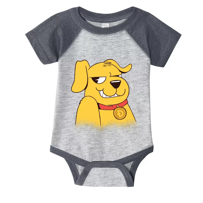 DogeCoin Dog Infant Baby Jersey Bodysuit