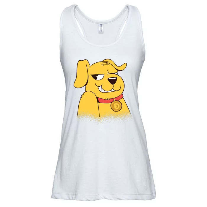 DogeCoin Dog Ladies Essential Flowy Tank