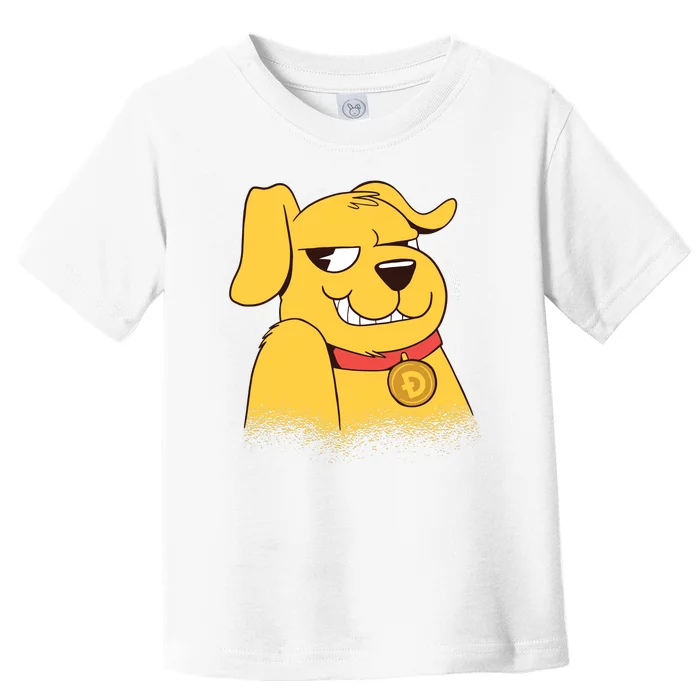 DogeCoin Dog Toddler T-Shirt