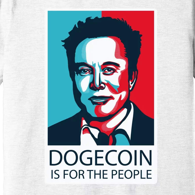 Dogecoin Is For The People Elon Musk Premium T-Shirt