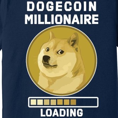 Dogecoin Millionaire Loading Funny Doge Crypto Premium T-Shirt