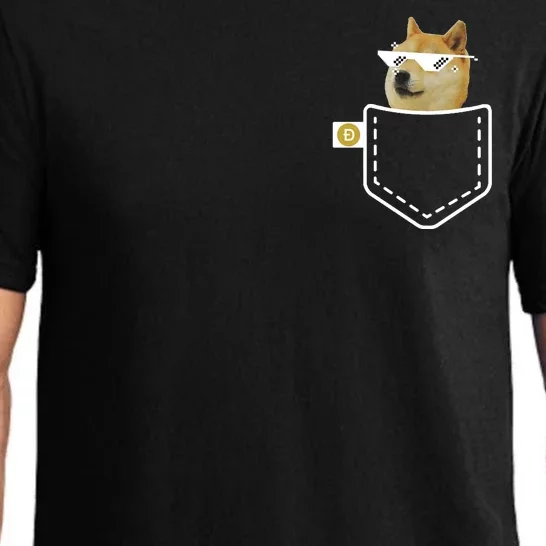 Dogecoin Pocket Doge Coin Pajama Set