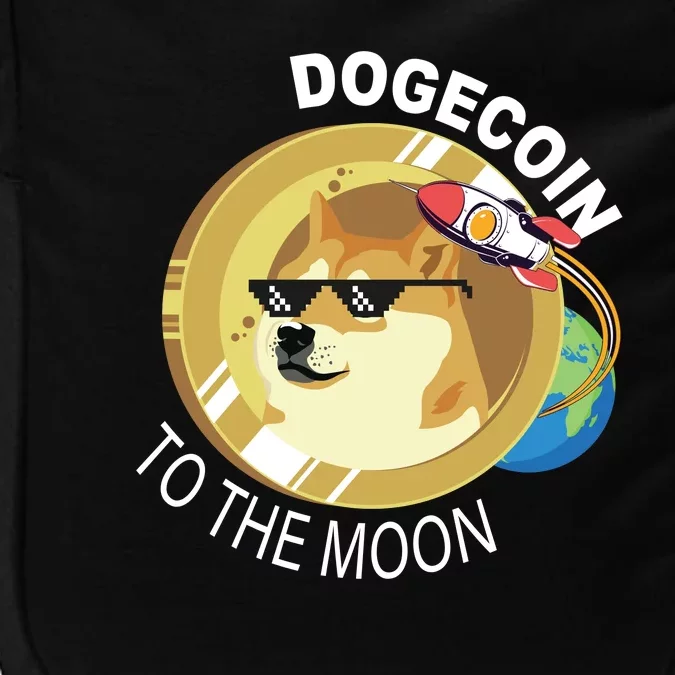 Dogecoin to the moon Impact Tech Backpack