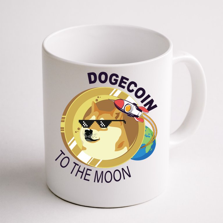 Dogecoin to the moon Coffee Mug