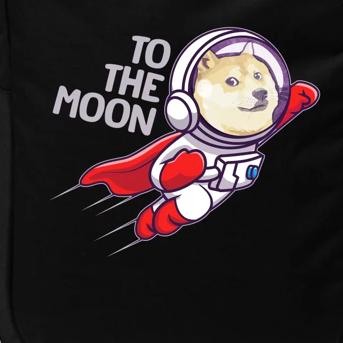 Dogecoin To The Moon Coin Crypto Currency Super Astronaut Impact Tech Backpack