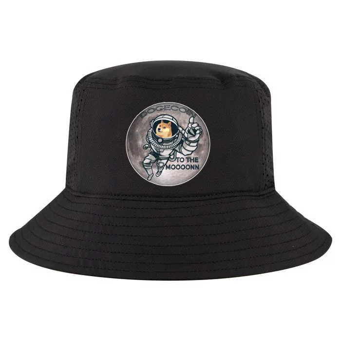 Dogecoin To the Moon Doge Cool Comfort Performance Bucket Hat