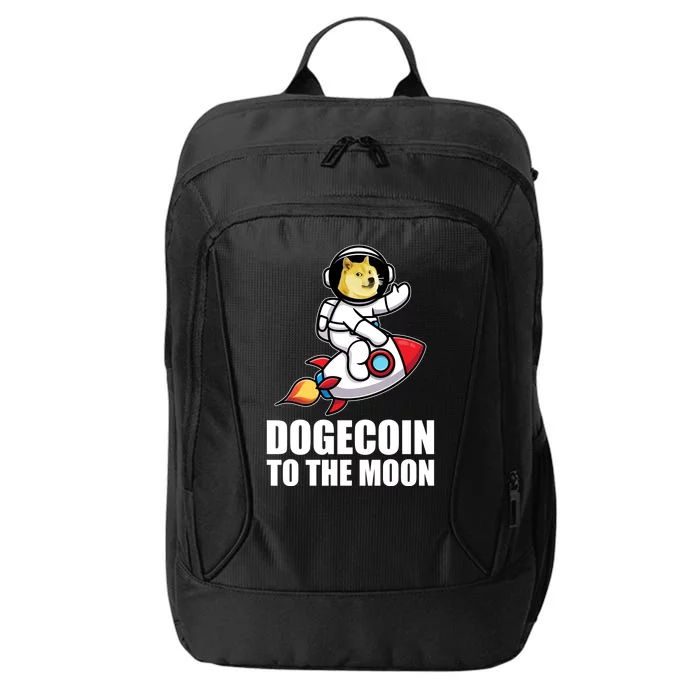 DogeCoin To The Moon Doge Crypto City Backpack