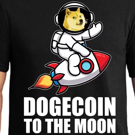 DogeCoin To The Moon Doge Crypto Pajama Set