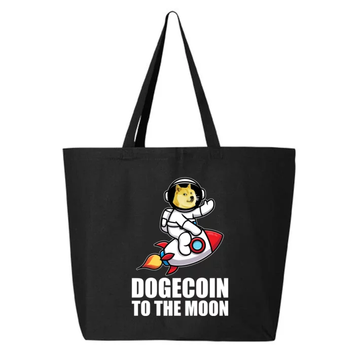 DogeCoin To The Moon Doge Crypto 25L Jumbo Tote