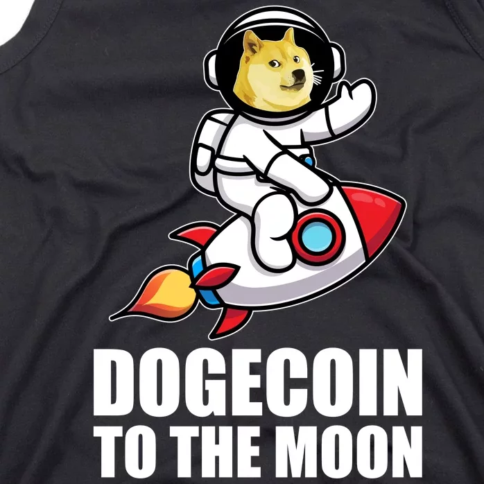 DogeCoin To The Moon Doge Crypto Tank Top