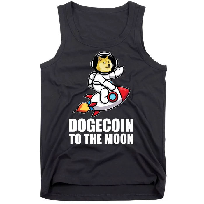 DogeCoin To The Moon Doge Crypto Tank Top