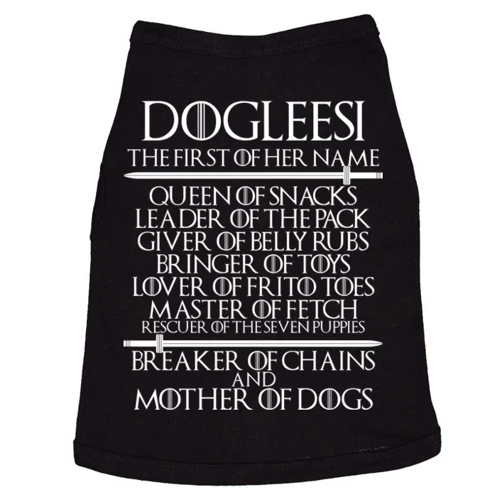 Dogleesi The First Of Her Name Mother Of Dogs Doggie Tank