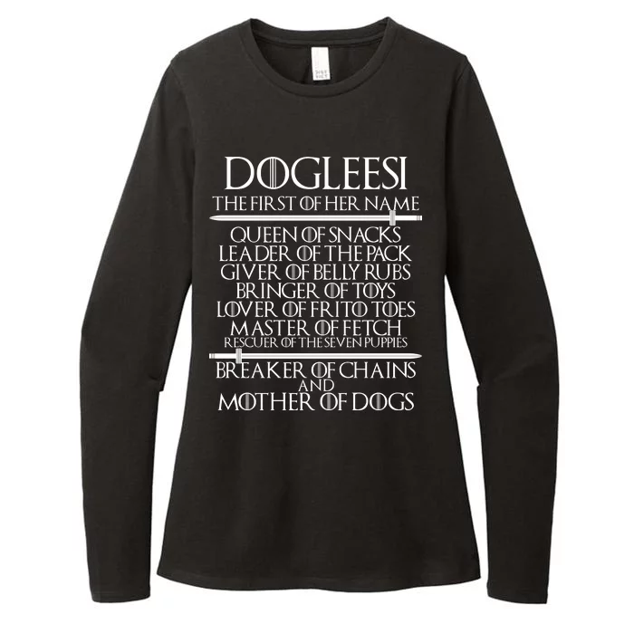 Dogleesi The First Of Her Name Mother Of Dogs Womens CVC Long Sleeve Shirt