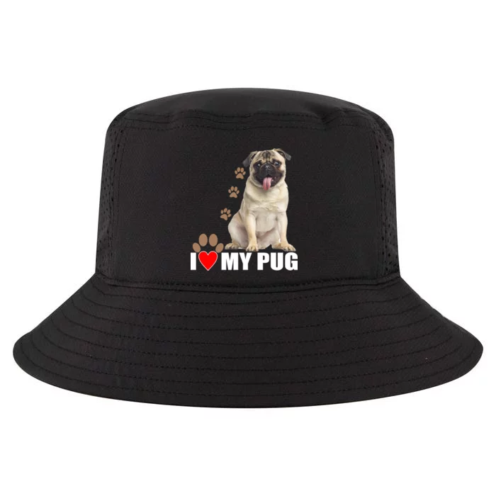 Dogs - I Love My Pug Cool Comfort Performance Bucket Hat