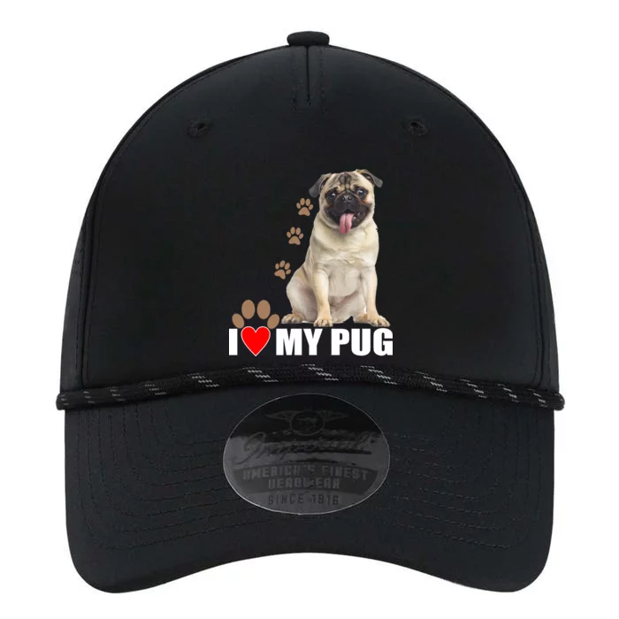 Dogs - I Love My Pug Performance The Dyno Cap