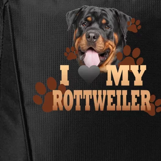 Dogs - I Love My Rottweiler City Backpack