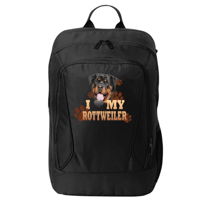 Dogs - I Love My Rottweiler City Backpack