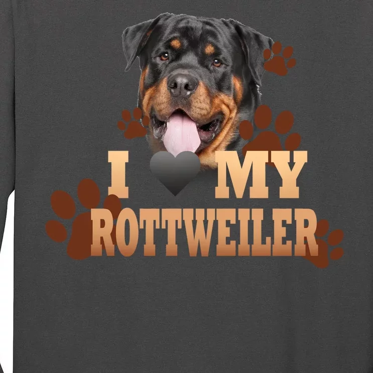 Dogs - I Love My Rottweiler Tall Long Sleeve T-Shirt