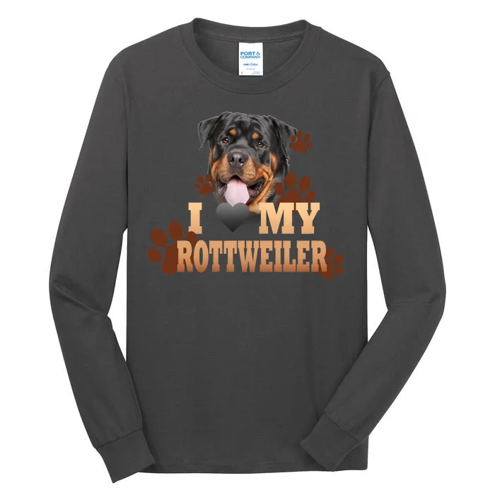 Dogs - I Love My Rottweiler Tall Long Sleeve T-Shirt