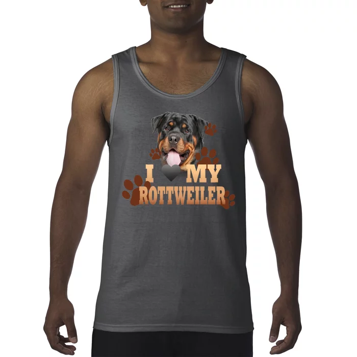 Dogs - I Love My Rottweiler Tank Top