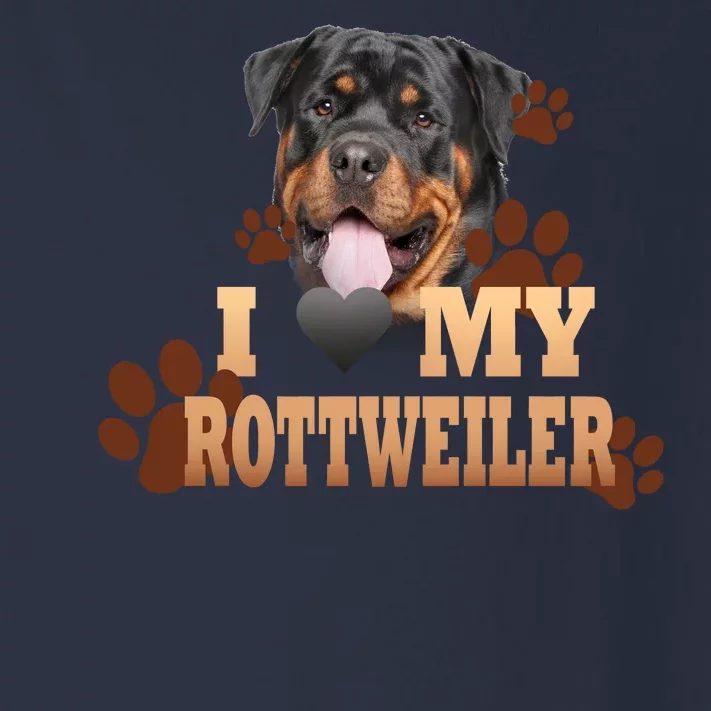 Dogs - I Love My Rottweiler Toddler Long Sleeve Shirt