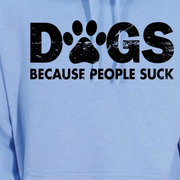 Dogs Because People Suck Unisex Surf Hoodie