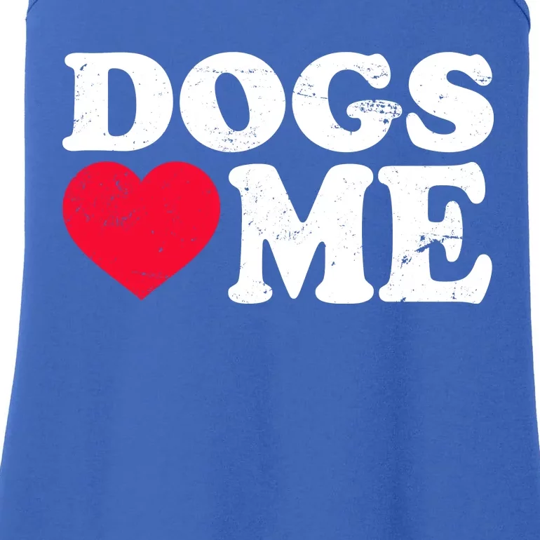 Dogs Love Me Ladies Essential Tank